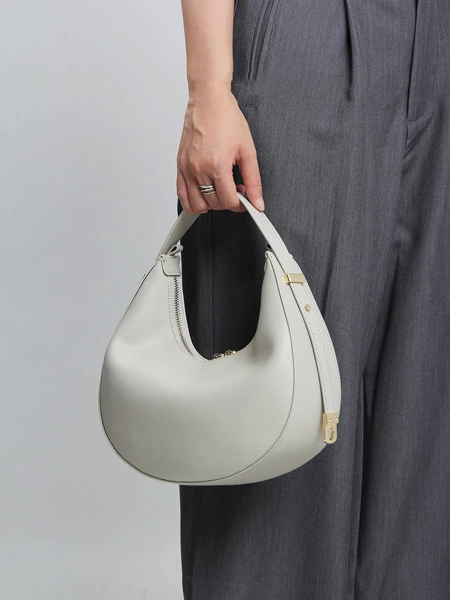 Genuine Leather All-match Commute Shoulder Messenger Bag - Bellarte Enchanté Genuine Leather All-match Commute Shoulder Messenger Bag